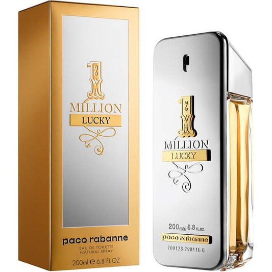 Perfume Paco Rabanne 1 Million Lucky - Eau De Toilette - 200Ml - Homem