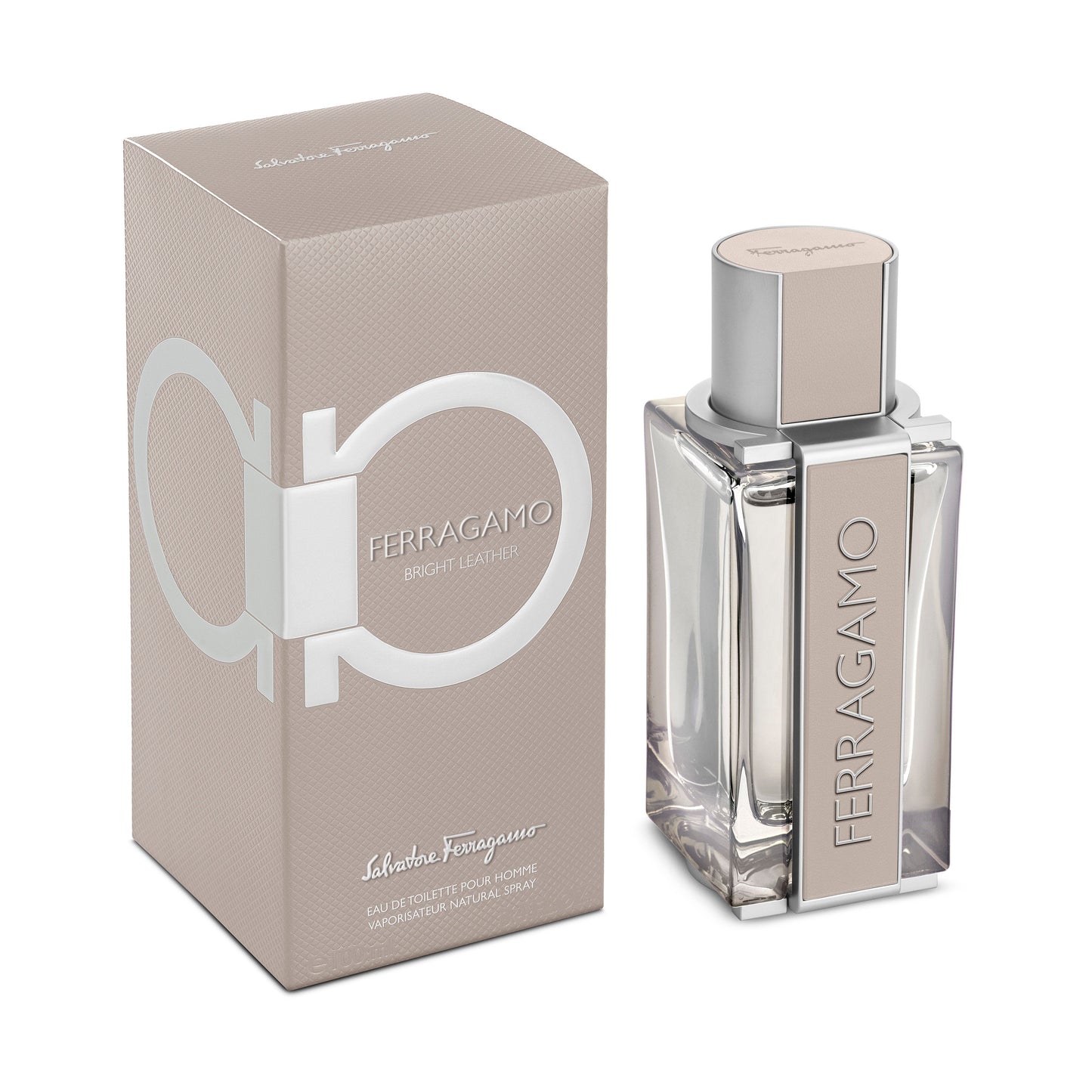 Perfume  Bright Leather Ferragamo - Eau De Parfum - 100ml - Homem