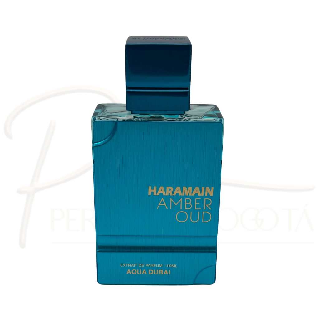 Perfume Amber Oud Aqua Dubai Al Haramain - Extrait De Parfum - 100ml - Unissex