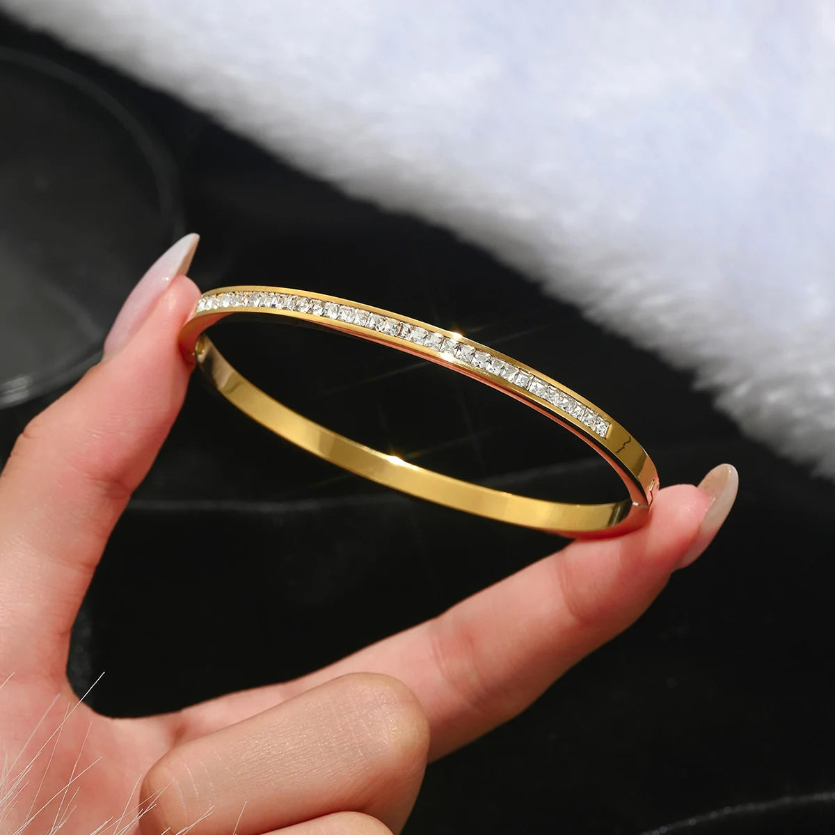 Pulseiras última moda no verão europeu, trevo de quatro folhas, aço inoxidável, fashion